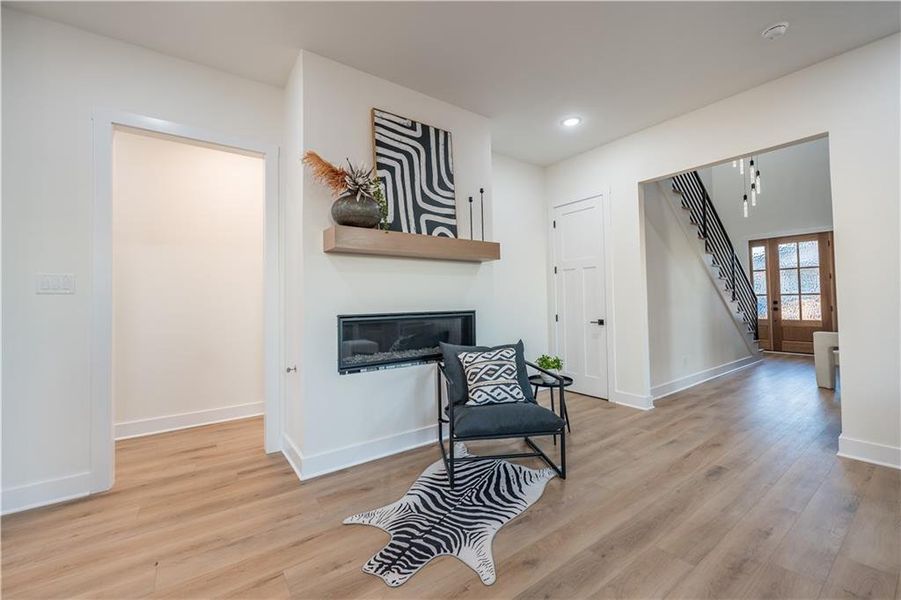 Furnished interior view inside a new home in , Woodway (Image 14). Furnished interior view inside a new home in , Woodway (Image 14).