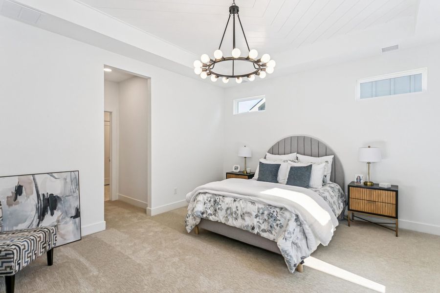 Representative furnished interior of a home built from the Clay by Perfection Builders in The Courtyards at Cornerstone, Andover (Image 6).