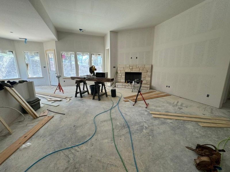 In-progress construction of a new home in Oak Grove Addition, Springtown, TX (Image 8). In-progress construction of a new home in Oak Grove Addition, Springtown, TX (Image 8).