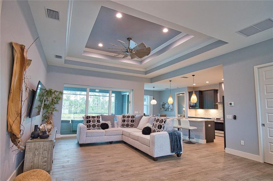 Furnished interior view inside a new home in , Rotonda West (Image 40).