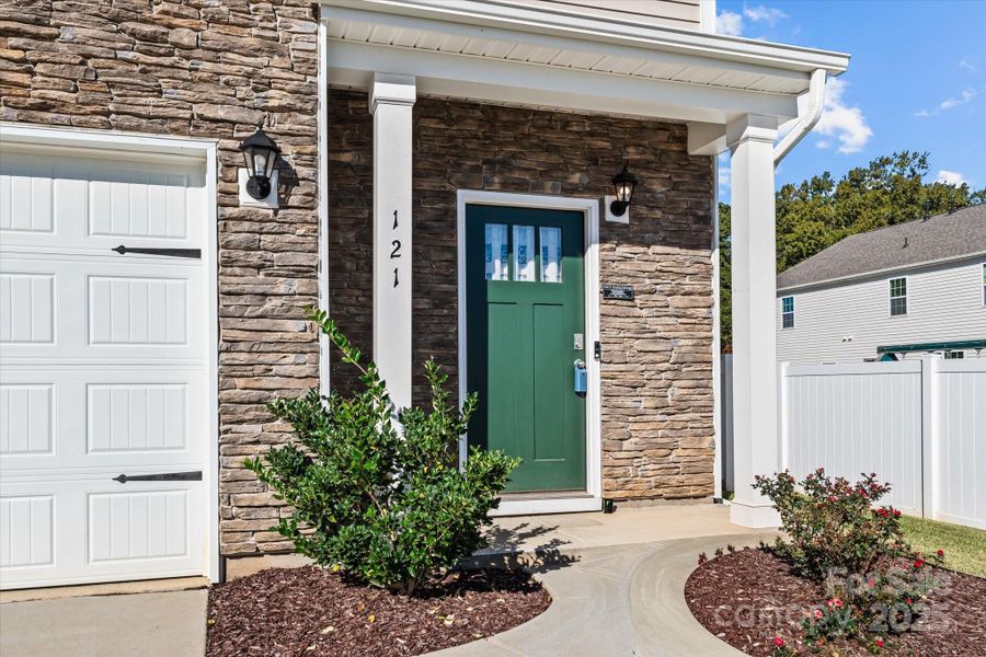 Exterior details and patio area of a home in Wallace Springs, Statesville (Image 19). Exterior details and patio area of a home in Wallace Springs, Statesville (Image 19).