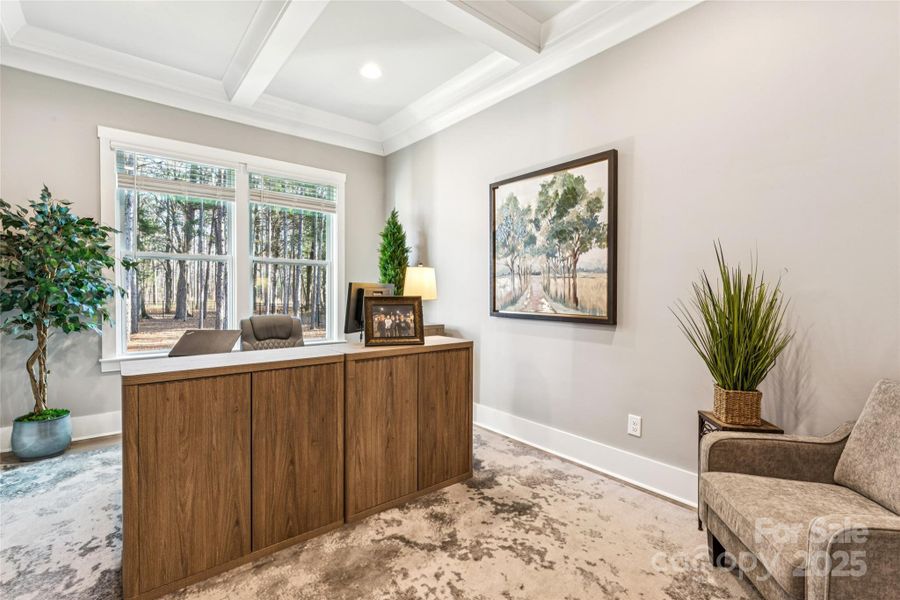 Furnished interior view inside a new home in , Indian Trail (Image 28). Furnished interior view inside a new home in , Indian Trail (Image 28).