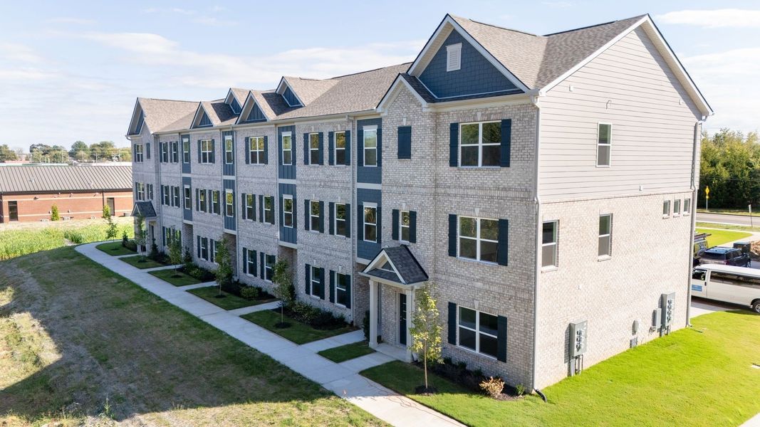 Front exterior of a new home in Sweetbriar Place, Lebanon, TN, highlighting curb appeal (Image 1). Front exterior of a new home in Sweetbriar Place, Lebanon, TN, highlighting curb appeal (Image 1).