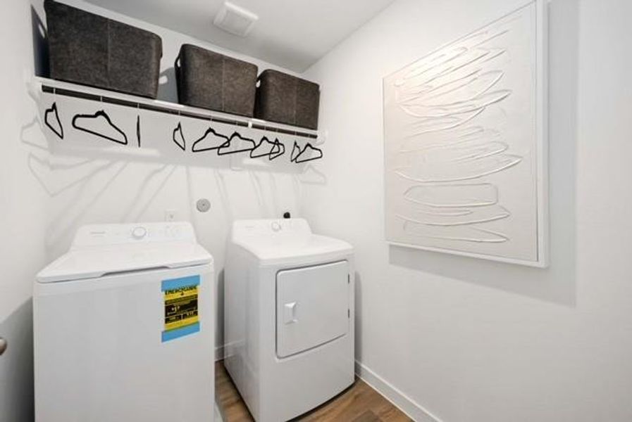 Furnished interior view inside a new home in Grand West, Houston (Image 5).