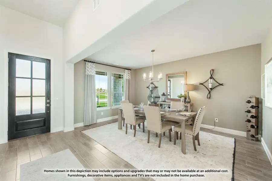 Furnished interior view inside a new home in Ridge Ranch, Mesquite (Image 3).