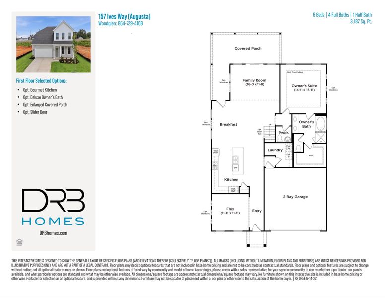 2D floor plan layout of this home in Woodglen, Piedmont, SC (Image 5).