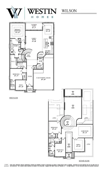 2D floor plan layout for the The Wilson by Westin Homes in Everly, Hockley, TX (Image 3). 2D floor plan layout for the The Wilson by Westin Homes in Everly, Hockley, TX (Image 3).