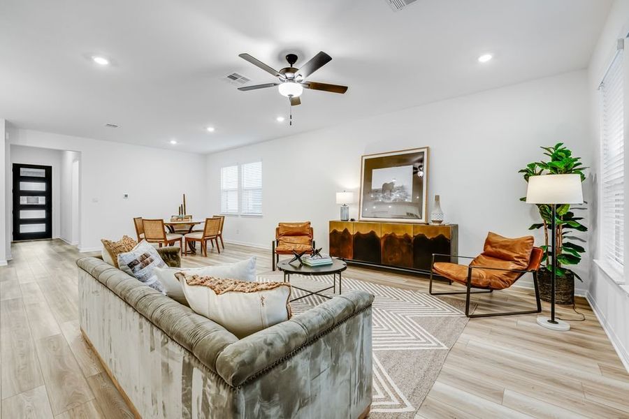 Furnished interior view inside a new home in Nolina, Georgetown (Image 11).