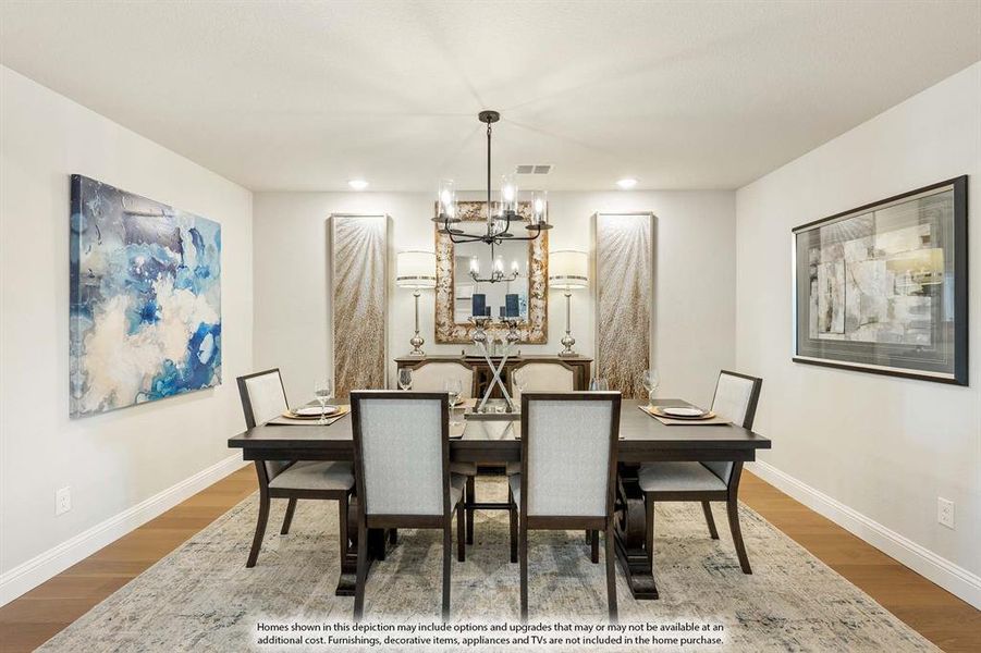 Furnished interior view inside a new home in Timberbrook 3B-4A, Justin (Image 9).