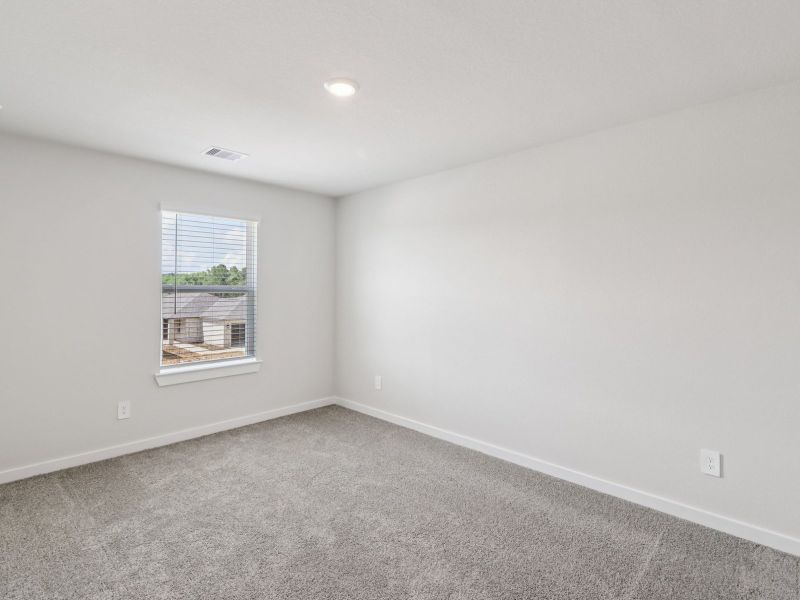 Spacious, unfurnished interior of a new home in Granger Pointe - Traditional Series, Conroe (Image 15). Spacious, unfurnished interior of a new home in Granger Pointe - Traditional Series, Conroe (Image 15).