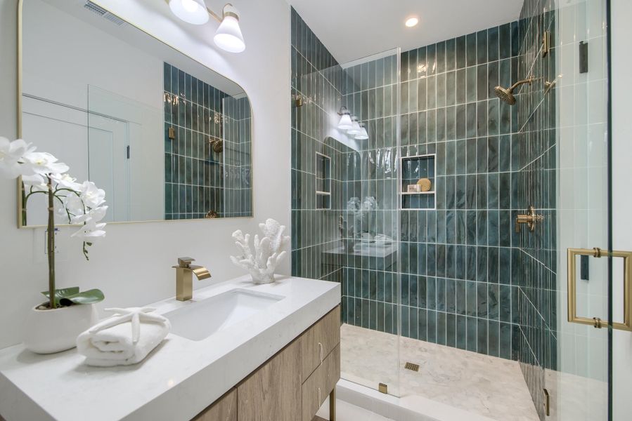 Furnished interior view inside a new home in , Mount Pleasant (Image 61).