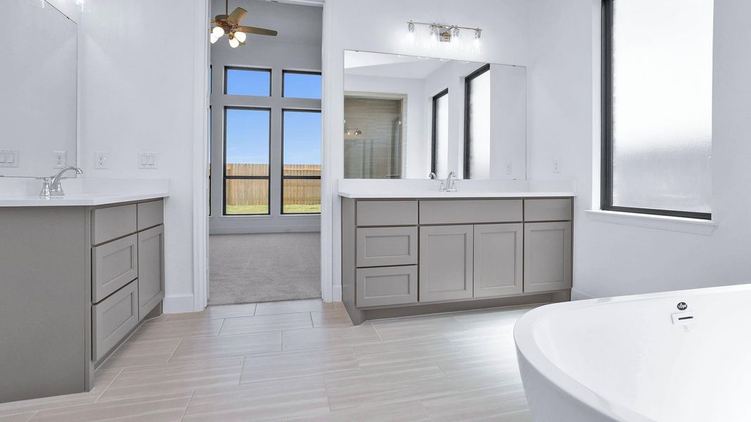 Furnished interior view inside a new home in Everly, Tomball (Image 4).
