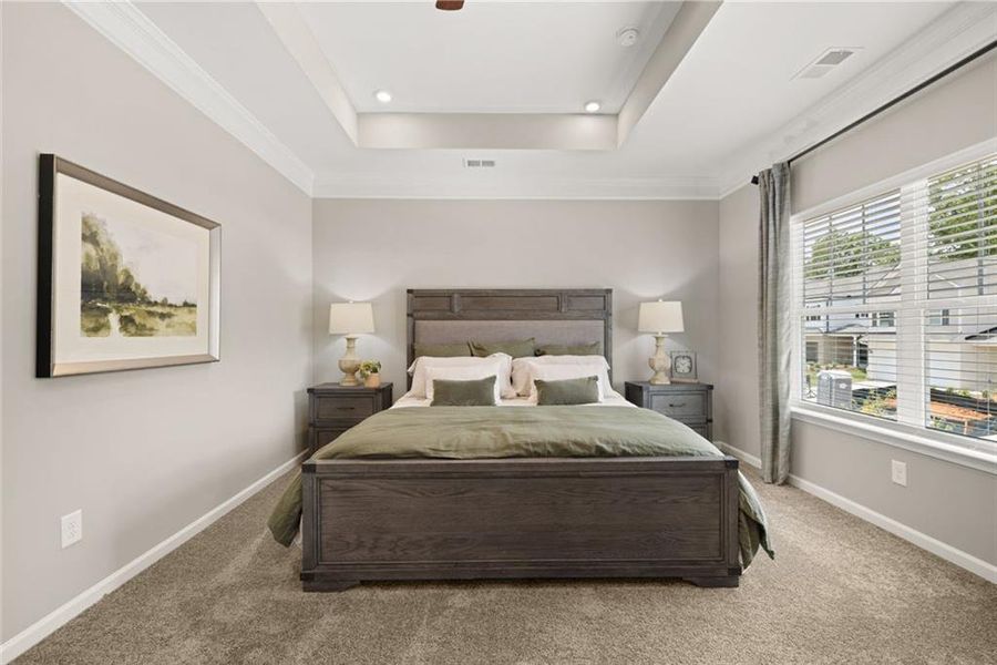 Furnished interior view inside a new home in Sanders Park, Austell (Image 13).