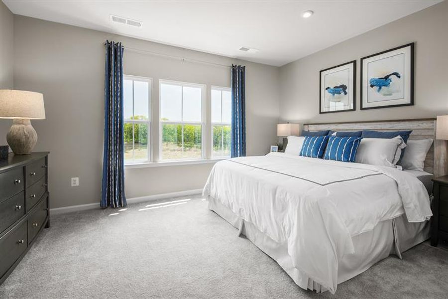 Representative furnished interior of a home built from the Traditional Clarendon by Ryan Homes in Northerly, Charlotte (Image 18).
