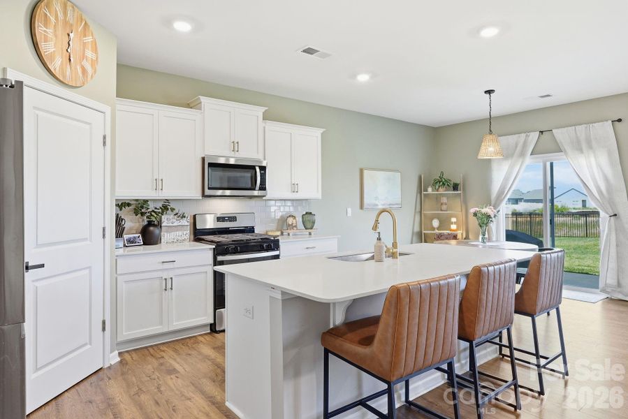 Furnished interior view inside a new home in , Fletcher (Image 5).