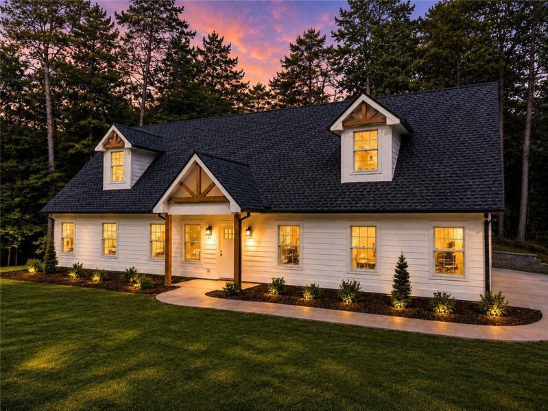 Front exterior of a new home in , Gainesville, GA, highlighting curb appeal (Image 20). Front exterior of a new home in , Gainesville, GA, highlighting curb appeal (Image 20).