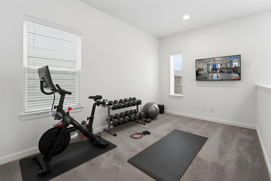 Furnished interior view inside a new home in Highland Commons, Houston (Image 4).