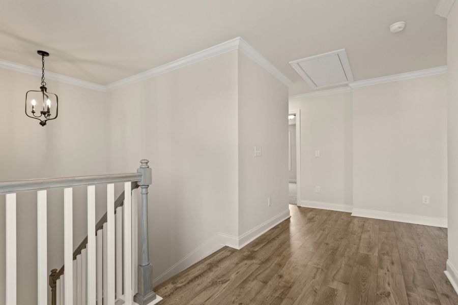 Spacious, unfurnished interior of a new home in Cherokee Knoll, Williamston (Image 22).