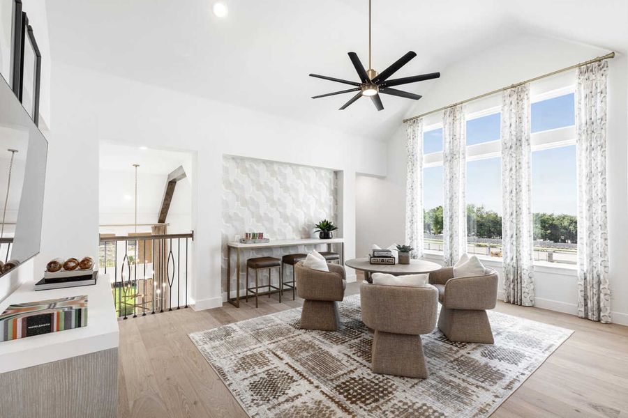 Representative Game Room - some options shown