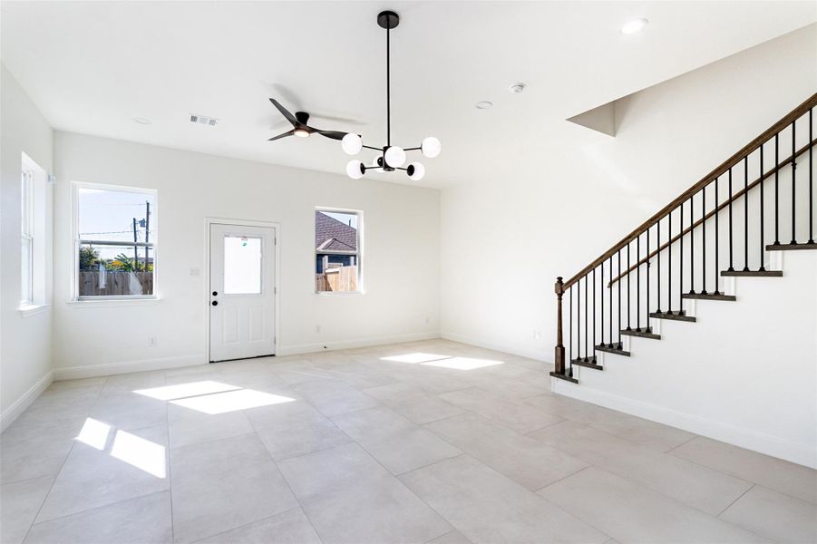 Spacious, unfurnished interior of a new home in , Houston (Image 19). Spacious, unfurnished interior of a new home in , Houston (Image 19).