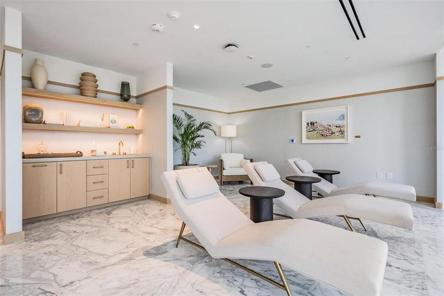 Furnished interior view inside a new home in The Ritz-Carlton Residences, Tampa (Image 37).