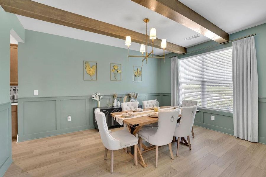 Furnished interior view inside a new home in , Flowery Branch (Image 18).