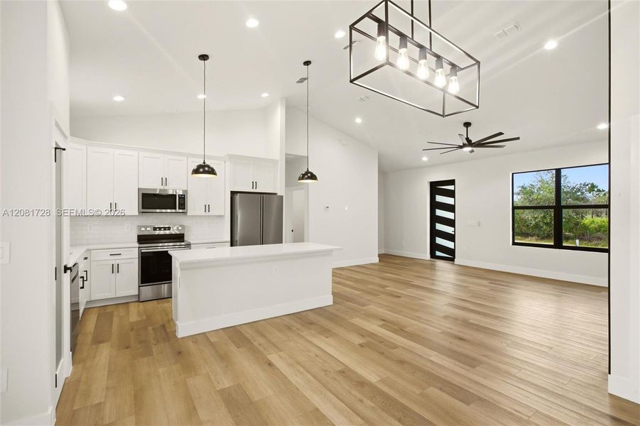 Furnished interior view inside a new home in , Sebring (Image 11). Furnished interior view inside a new home in , Sebring (Image 11).