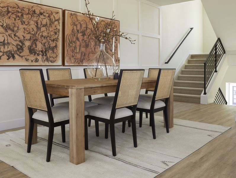 Furnished interior view inside a new home in Parkside at Victory Ridge, Colorado Springs (Image 5).
