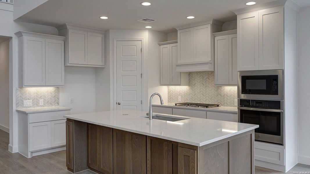 Furnished interior view inside a new home in Ladera, San Antonio (Image 8).