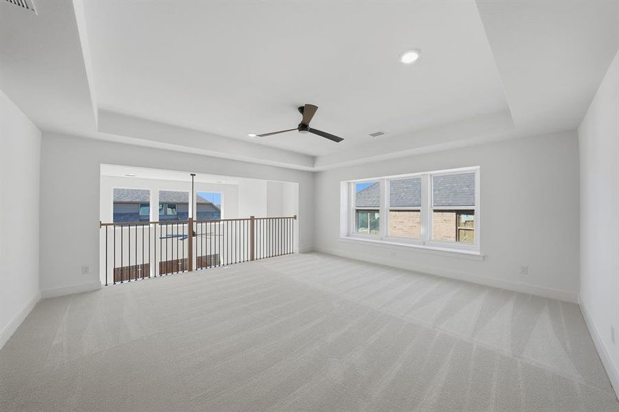 Spacious, unfurnished interior of a new home in Estates at Rockhill, Frisco (Image 22).
