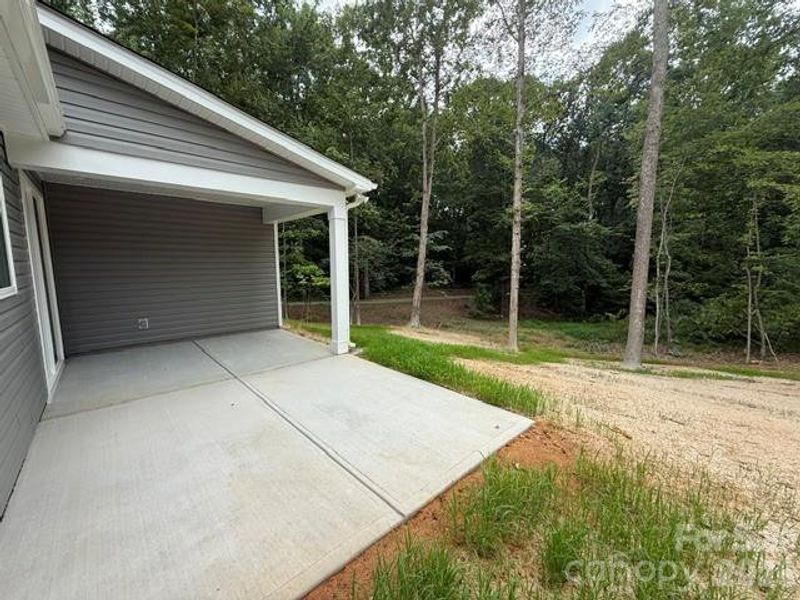 Extended Patio off covered porch Extended Patio off covered porch