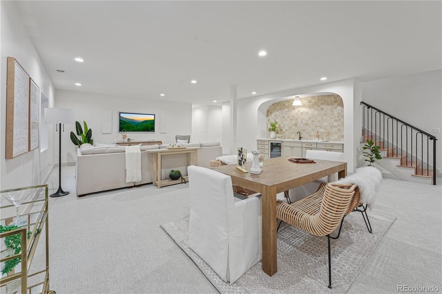 Furnished interior view inside a new home in , Denver (Image 27). Furnished interior view inside a new home in , Denver (Image 27).