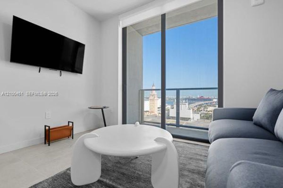 Furnished interior view inside a new home in , Miami (Image 8). Furnished interior view inside a new home in , Miami (Image 8).