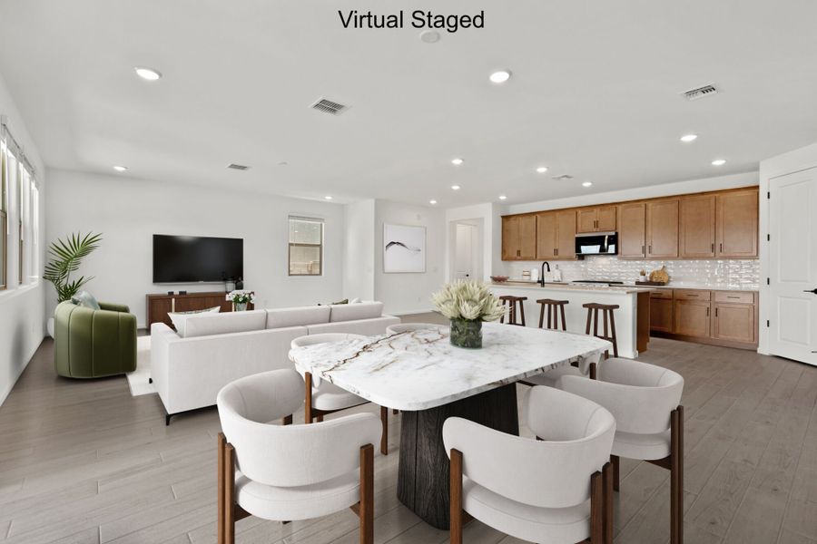 Furnished interior view inside a new home in Blackhawk, Tucson (Image 4).