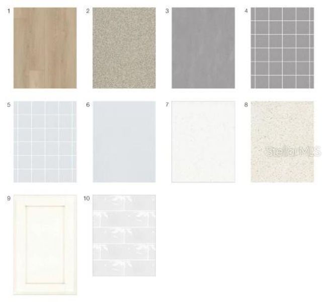 Sample of building materials used in homes in Skye Ranch Community Group Page, Sarasota (Image 17).
