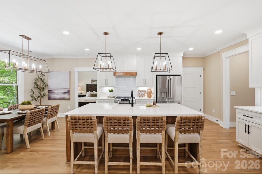 Furnished interior view inside a new home in , Marshville (Image 9).