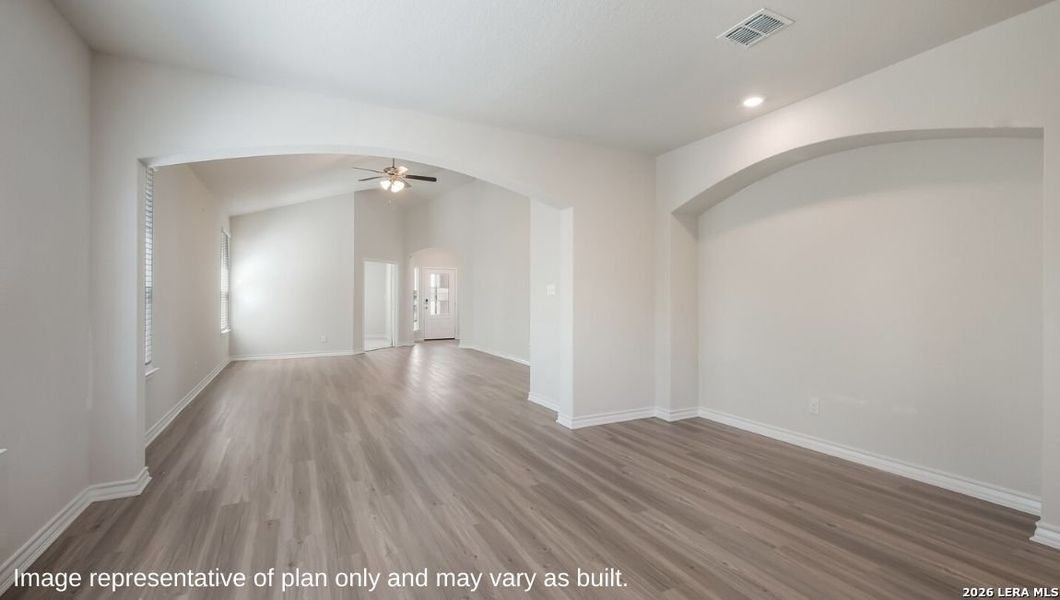 Spacious, unfurnished interior of a new home in Riverstone at Westpointe, San Antonio (Image 14).