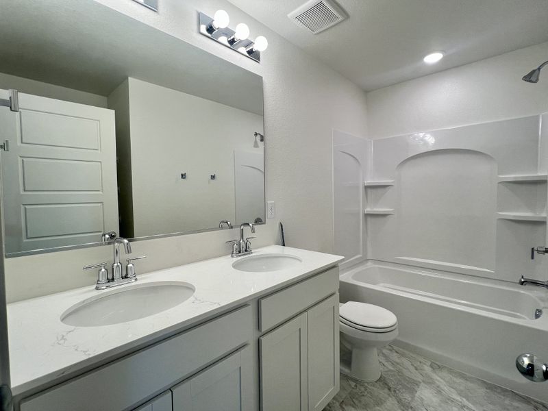 Furnished interior view inside a new home in Union Colony West, Greeley (Image 9). Furnished interior view inside a new home in Union Colony West, Greeley (Image 9).