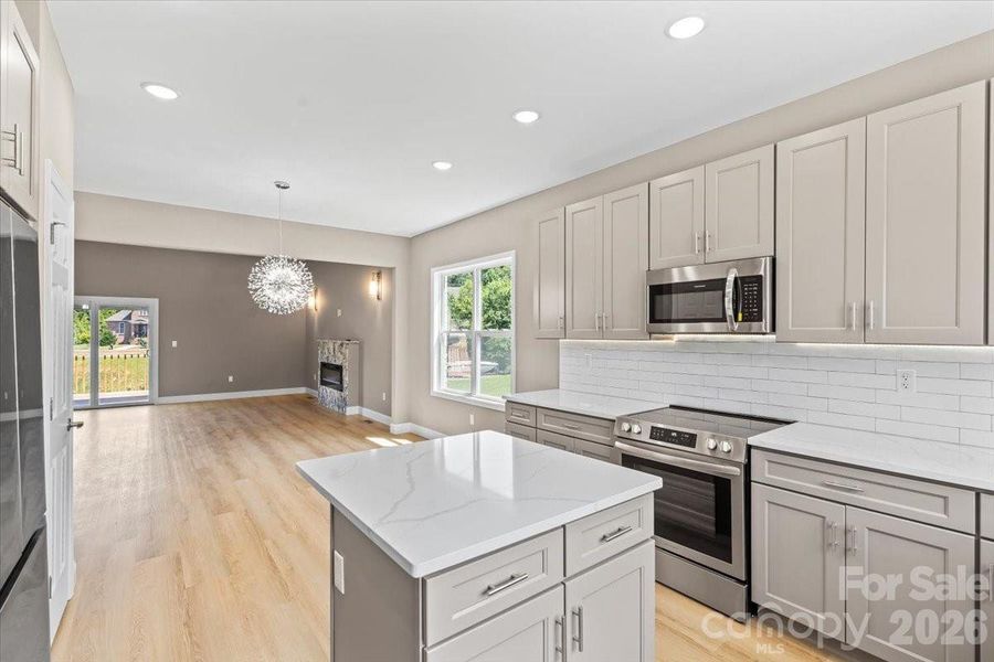 Furnished interior view inside a new home in , Hickory (Image 5).