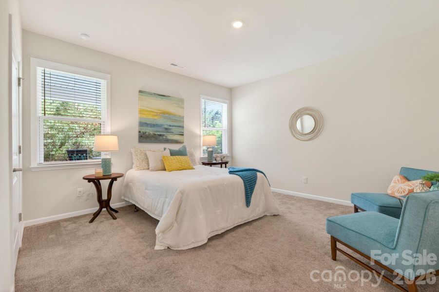 Furnished interior view inside a new home in Esplanade at Northgate, Indian Trail (Image 38).