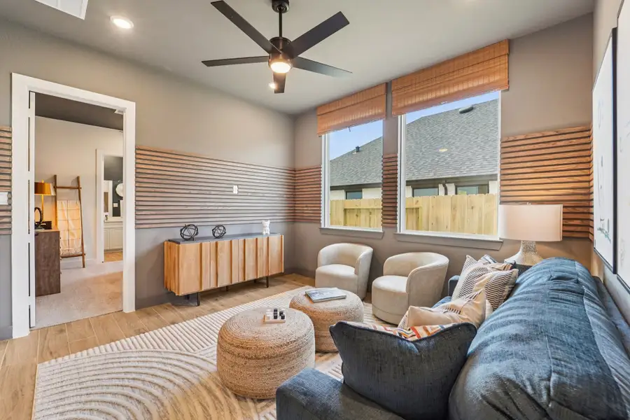 Furnished interior view inside a new home in Wildrye, Waller (Image 35).