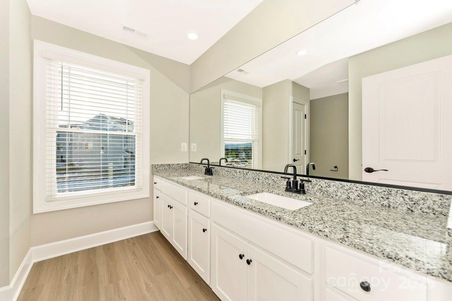 Furnished interior view inside a new home in , Winston-Salem (Image 8).