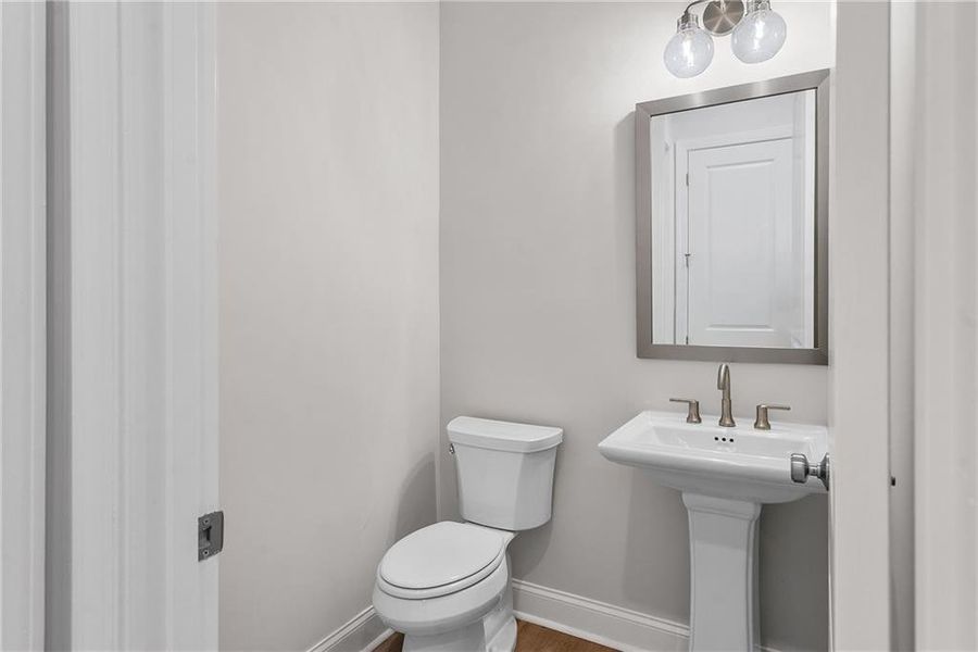 Furnished interior view inside a new home in Promenade at Sawnee Village, Cumming (Image 10).