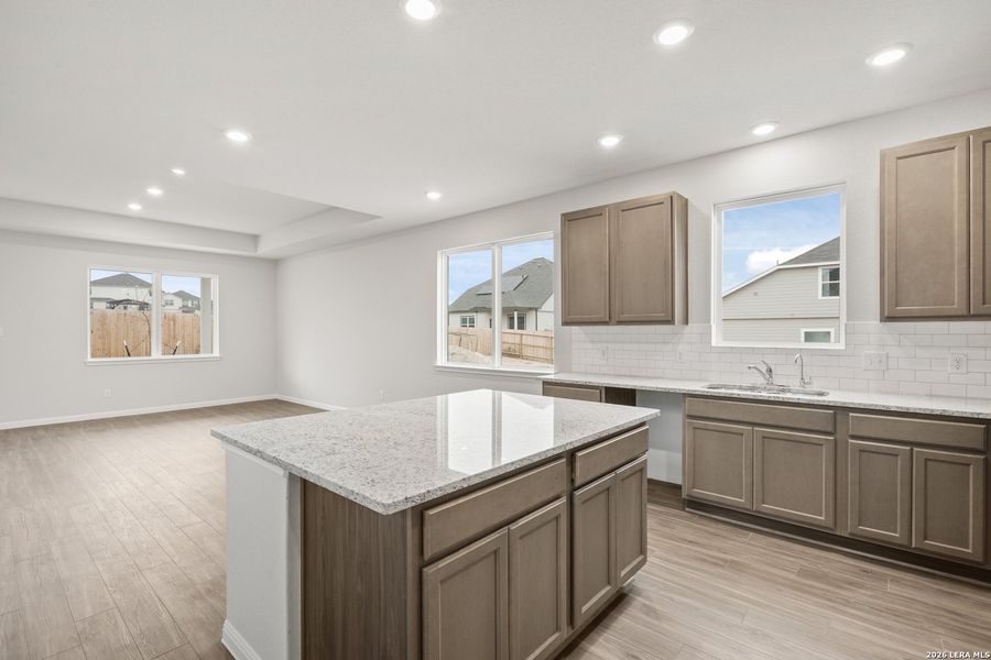 Furnished interior view inside a new home in Hunters Ranch, San Antonio (Image 10).