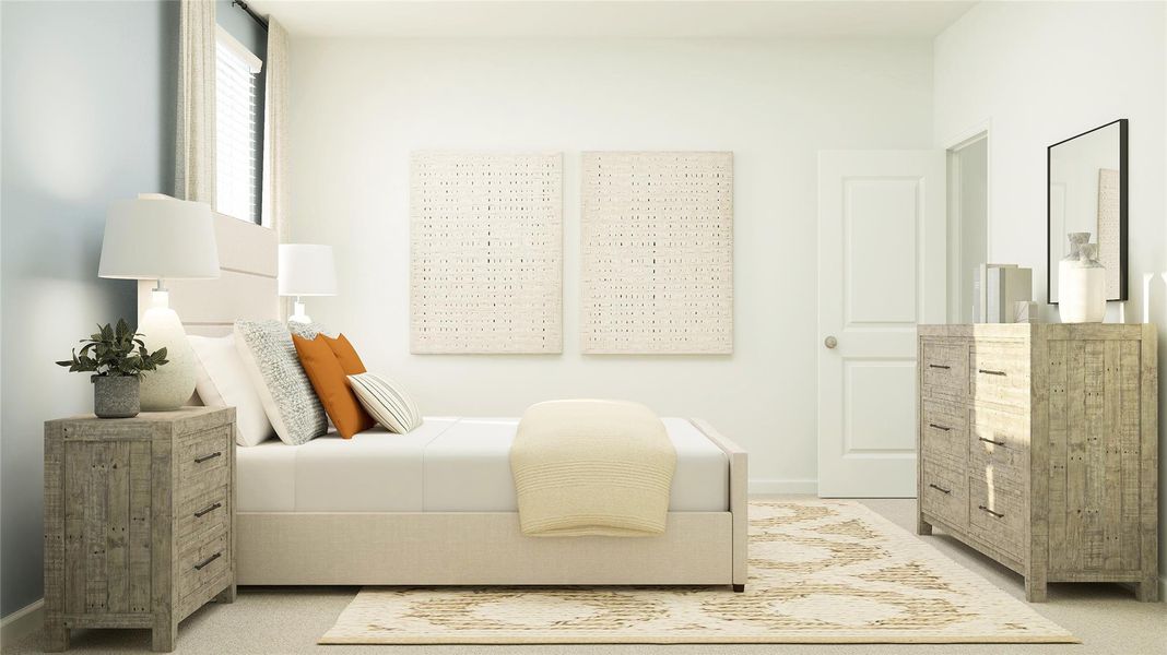 Furnished interior view inside a new home in River Ranch, Dayton (Image 14).