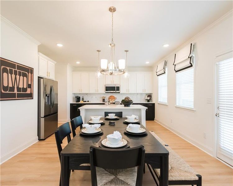 Furnished interior view inside a new home in Stratford Square, Lawrenceville (Image 34).