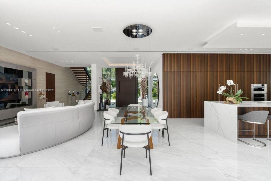 Furnished interior view inside a new home in , Miami (Image 18). Furnished interior view inside a new home in , Miami (Image 18).