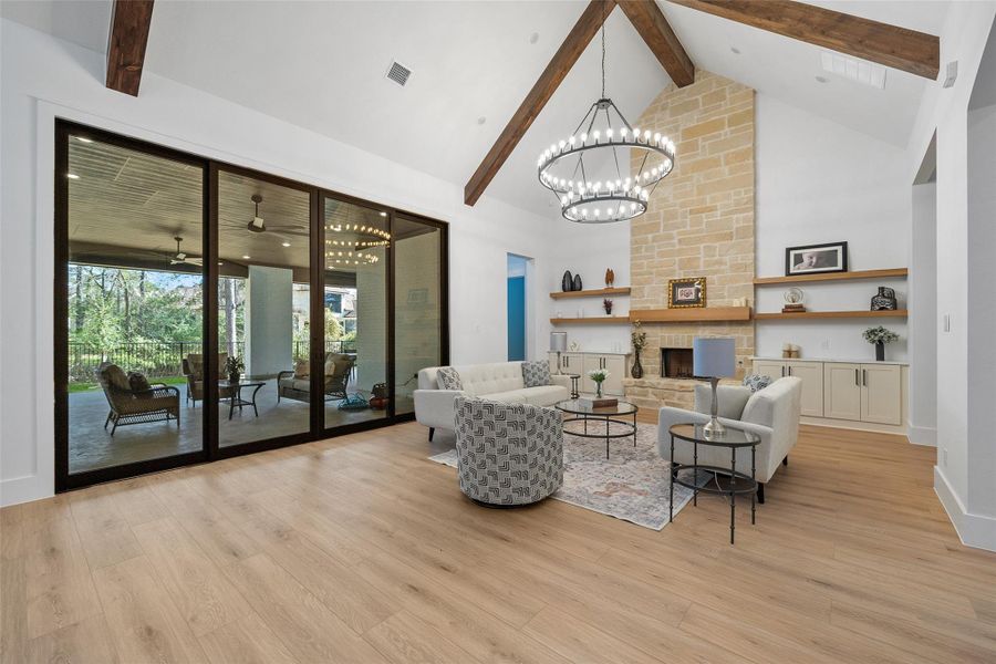 Furnished interior view inside a new home in , Montgomery (Image 12).