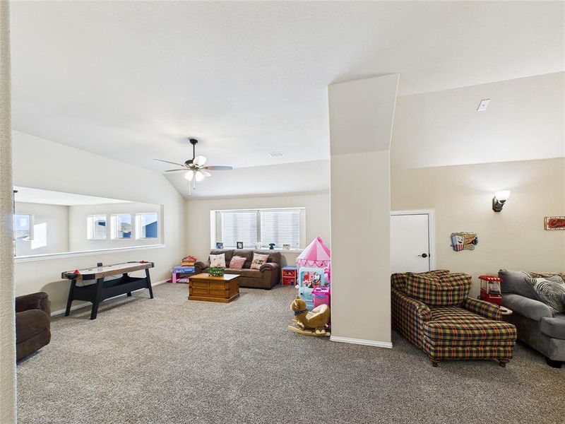 Furnished interior view inside a new home in , Ponder (Image 28).