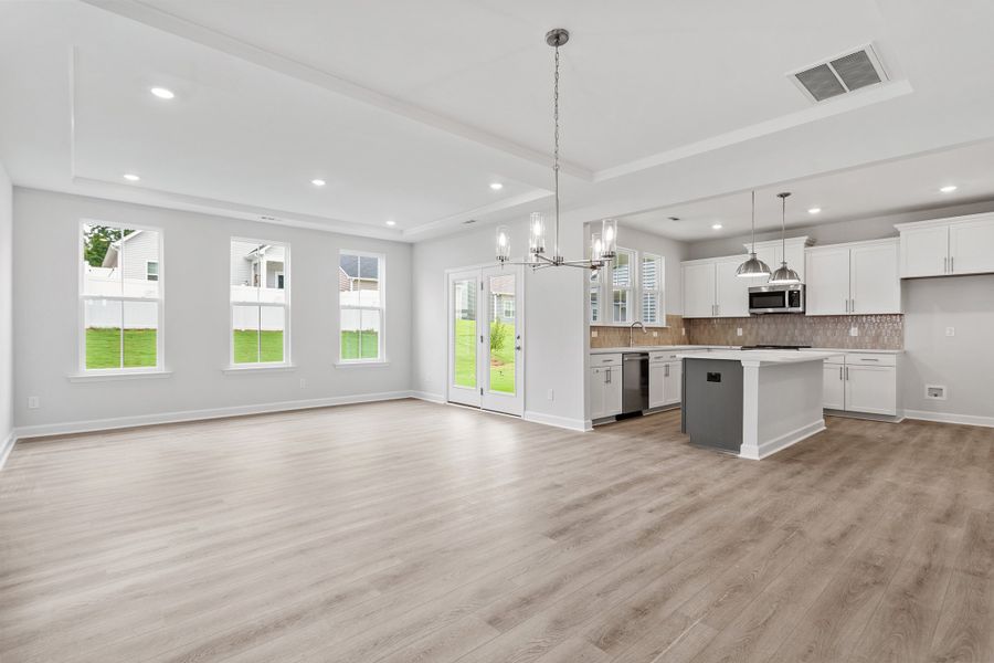 Spacious, unfurnished interior of a new home in Renaissance at White Oak, Garner (Image 15). Spacious, unfurnished interior of a new home in Renaissance at White Oak, Garner (Image 15).